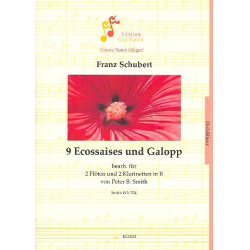 9 Ecossaises und Galopp : -Franz Schubert / Arr.Peter Bernard Smith