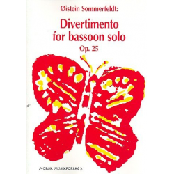 Divertimento op.25 for bassoon solo -Öistein Sommerfeldt