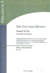 Sonate B-Dur mit sechs Variationen -Johann Gottfried Müthel