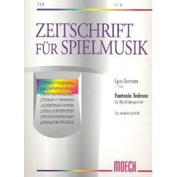 Fantasia tedesca : für 4 Blockflöten -Egon Ziesmann