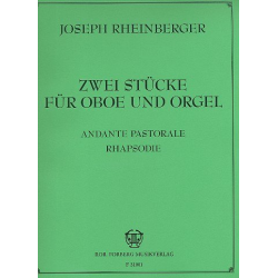 2 Stücke : für Oboe und Orgel -Josef Gabriel Rheinberger
