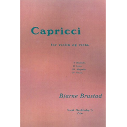 Capricci . -Bjarne Brustad