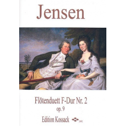 Duett F-Dur op.9 Nr.2 : für 2 Flöten -Niels Peter Jensen