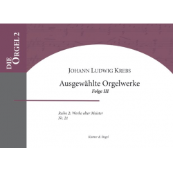 Ausgewählte Orgelwerke Band 3 -Johann Ludwig Krebs / Arr.Karl Tittel