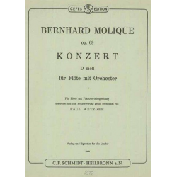 Konzert für Flöte op.69 für Flöte und Orchester : -Bernhard Molique