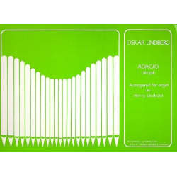 Adagio : für Orgel -Oskar Frederik Lindberg