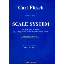 Scale System : scale exercises in -Carl Flesch