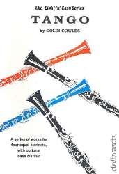 Tango for 4 clarinets (optional bass clarinet) -Colin Cowles