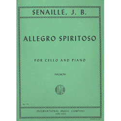 Allegro spiritoso : for cello and piano -Jean-Baptiste Senaillé