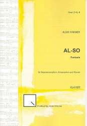 Al-So : für 2 Saxophone (SA) und Klavier -Alois Wimmer