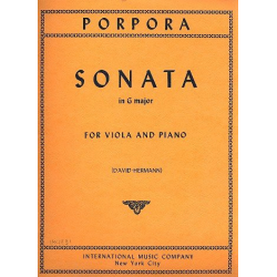 Sonata G major : for viola and piano -Nicola Antonio Porpora