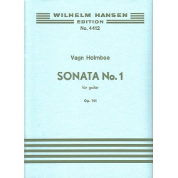 Sonata no.1 op.141 : for guitar -Vagn Holmboe