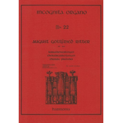 3 Choralpräludien : für Orgel -August Gottfried Ritter