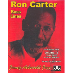 Ron Carter Bass Lines - transcribed from -Ron Carter