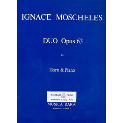 Duo op.63 : für Horn und Klavier -Ignaz Moscheles
