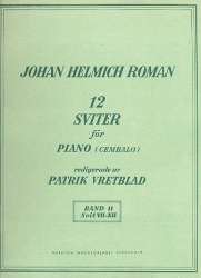 12 Suiten Band 2 : für Cembalo -Johan Helmich Roman