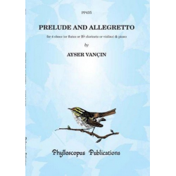 Prelude and Allegretto : for 4 oboes -Ayser Vancin
