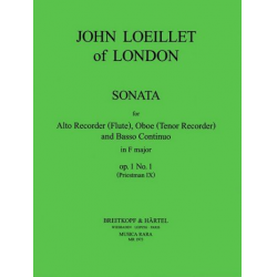 Sonate f-Moll op.1,1 : -Jean Baptiste (John of London) Loeillet