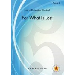 For what is Lost -Christopher Marshall