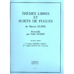 Themes libres Vol. 1 -Marcel Dupré