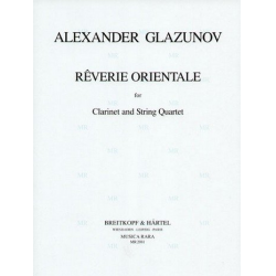 Reverie Orientale : for clarinet - Alexander Glasunow