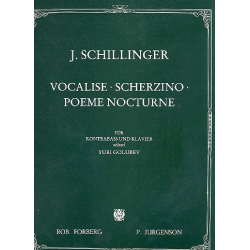 Vocalise, Scherzino und -Joseph Schillinger
