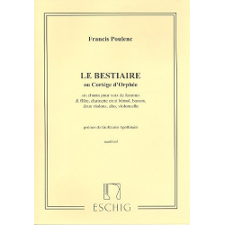 Le bestiaire ou cortege d'orphée : -Francis Poulenc