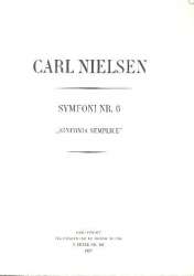 Symphony no.6 : for orchestra -Carl Nielsen