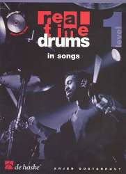 Real Time Drums in Songs (Deutsch) - Buch + CD -Arjen Oosterhout