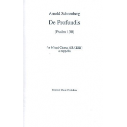 De Profundis : -Arnold Schönberg