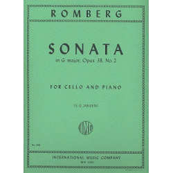 Sonata G major op.38,2 : -Bernhard Romberg