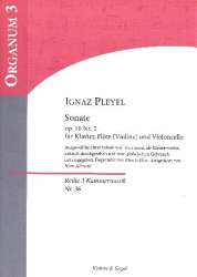 Sonate op.16,2 : für Flöte (Violine), -Ignaz Joseph Pleyel