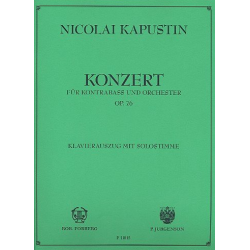 Konzert op.76 für Kontrabass und Orchester : -Nikolai Kapustin