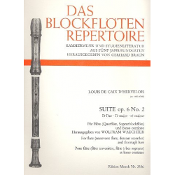 Suite D-Dur op.6,2 : für Flöte -Louis de Caix de Hervelois