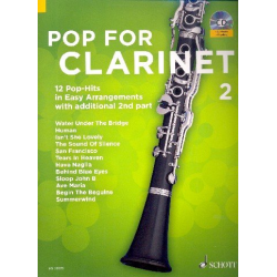 Pop for Clarinet Band 2 (+CD) -Uwe Bye / Arr.Uwe Bye