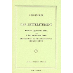 Der Bettelstudent : Libretto (dt) -Carl Millöcker