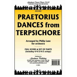 Dances From Terpsichore (Lane) Pack Orchestra -Michael Praetorius