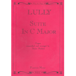 Suite C major : for organ -Jean-Baptiste Lully