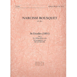 36 Etüden (1851) Band 1 (Nr.1-12) : -Narcisse Bousquet