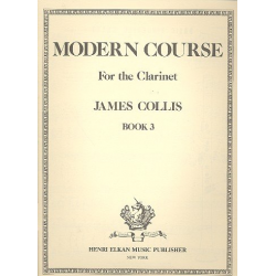 Modern Course vol.3 for Clarinet -James Collis