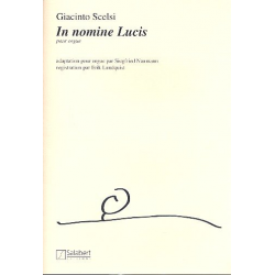 In nomine lucis : pour orgue -Giacinto Scelsi