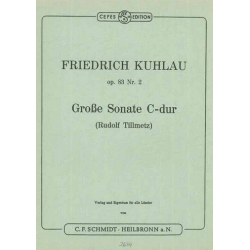 Große Sonate C-Dur op. 83,2 : -Friedrich Daniel Rudolph Kuhlau