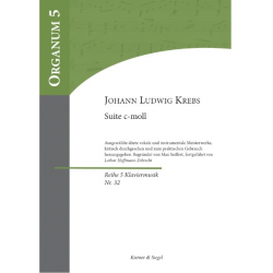 Suite c-Moll : für Klavier -Johann Ludwig Krebs