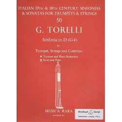Sonata D-Dur G4 : für Trompete, -Giuseppe Torelli
