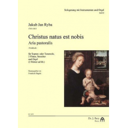 Christus natus est nobis : für Sopran -Jan Jakub Ryba