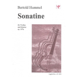 Sonatine op.107a : für Violine und Klavier -Bertold Hummel