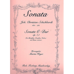 Sonata C-Dur op.1,1 : -Johann Christian Schickhardt