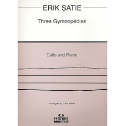 3 Gymnopedies : for cello and piano -Erik Satie