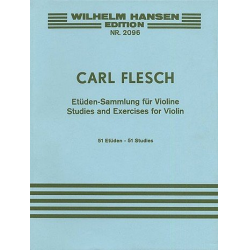Studies and Exercises vol.1 : for violin -Carl Flesch
