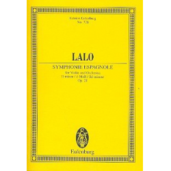 Symphonie espagnole d-moll op.21 : -Edouard Lalo